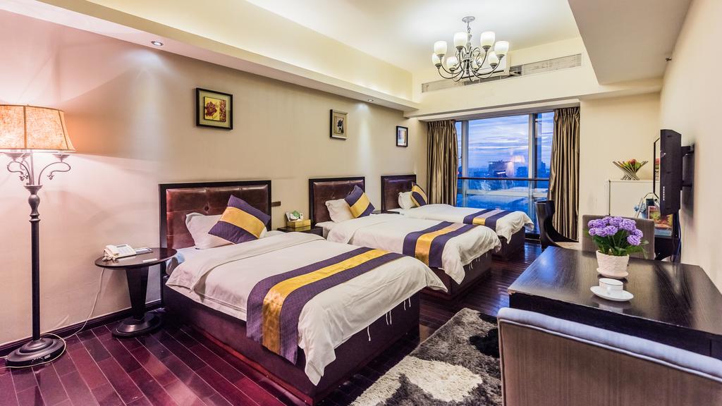 Nuomo Grand Continental Service Apartments-Jinyuan Guangzhou Exteriör bild