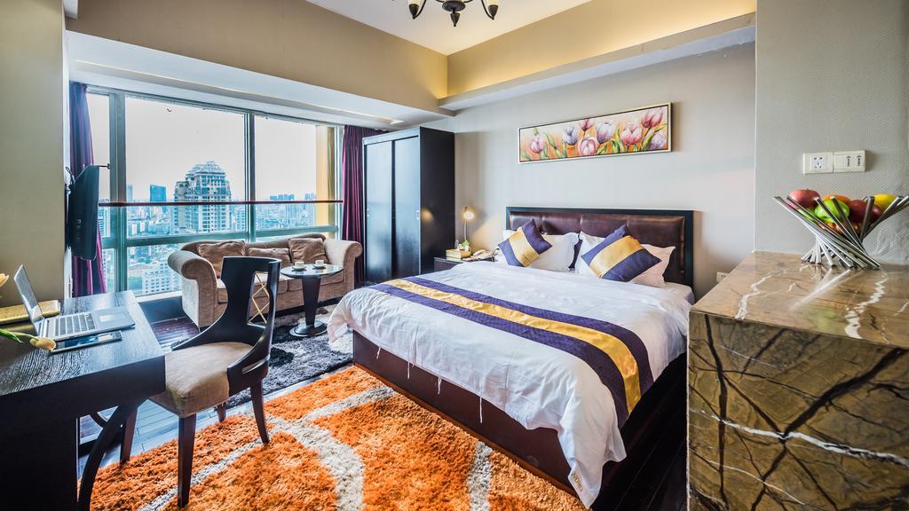 Nuomo Grand Continental Service Apartments-Jinyuan Guangzhou Exteriör bild