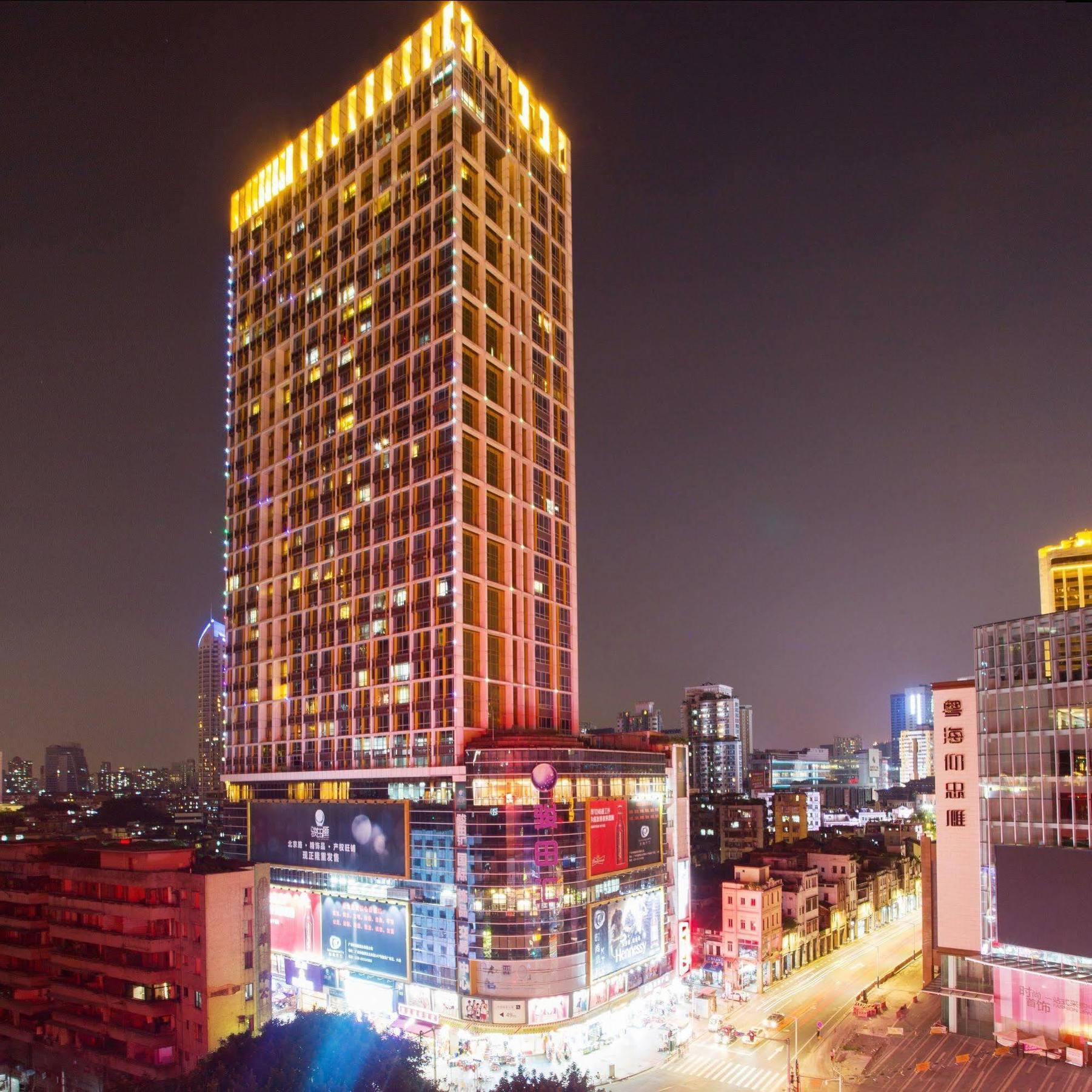 Nuomo Grand Continental Service Apartments-Jinyuan Guangzhou Exteriör bild